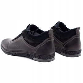 Polbut Vinterstövlar för män K27F, grå svart 4