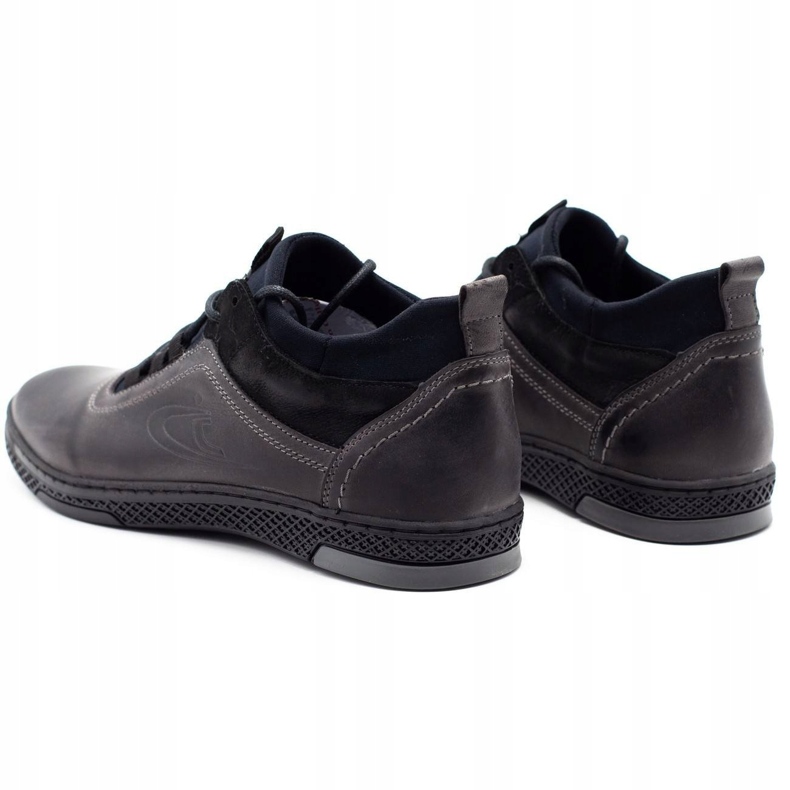 Polbut Vinterstövlar för män K27F, grå svart 4