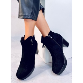 Svarta 8B882 Svarta högklackade stövlar 1