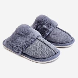 Isolerade tofflor för män Marinblå Marcus 1