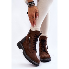 Mocka isolerade stövlar Laura Messi 2508 Brun 1