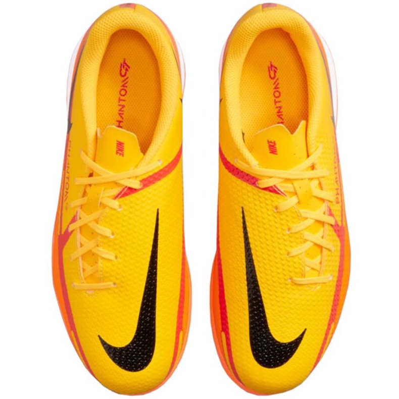 Nike Phantom GT2 Academy Ic Jr DC0816-808 fotbollsskor orange apelsiner och röda 1