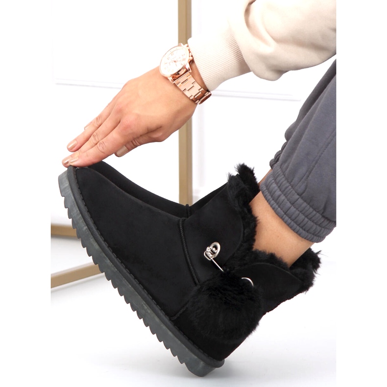 Emusy snöstövlar för kvinnor Svarta 3