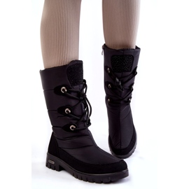 Höga varma snöstövlar Progress PROGJ-20-07 Svart 5