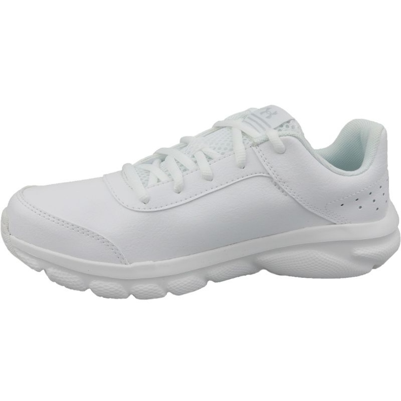 Under Armour Gs Assert 8 Jr 3022697-100 löparskor vit vit 1