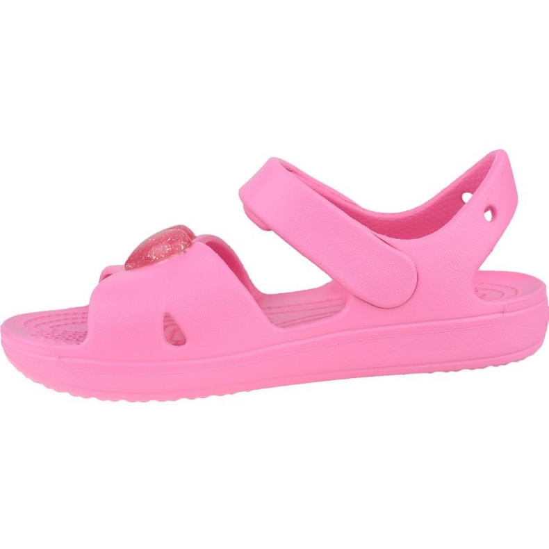 Crocs Classic Cross-Strap Sandal K 206245-669 svart rosa 1