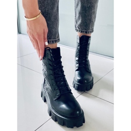 BM Alfre Black Lace-up Workers svart 2