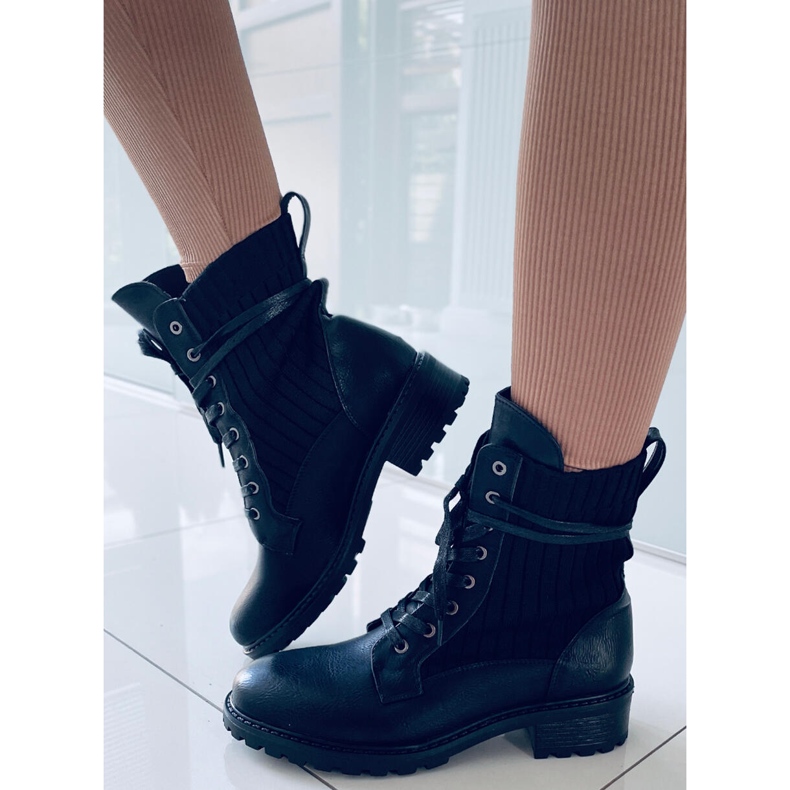 BM Stövlar med flexibel Torvi Black ovandel svart 1