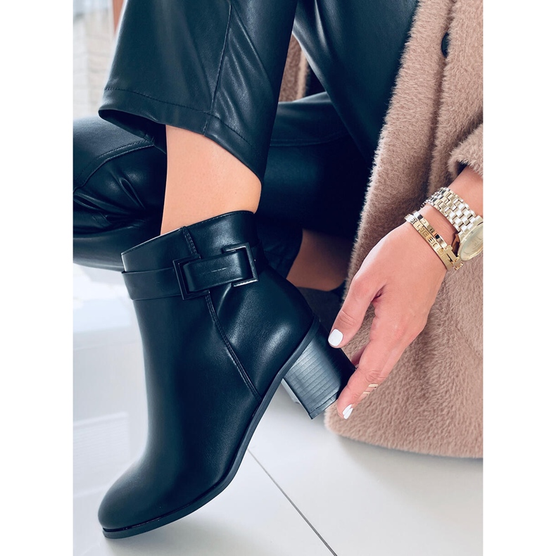 BM Dolores Svarta högklackade stövlar 1