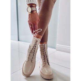 BM Stövlar med elastisk Cass Beige ovandel 2