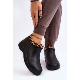 PM2 Slip-on regnstövlar för kvinnor Varma fläckar Svart Izera 1