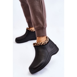 PM2 Slip-on regnstövlar för kvinnor Varma fläckar Svart Izera 2
