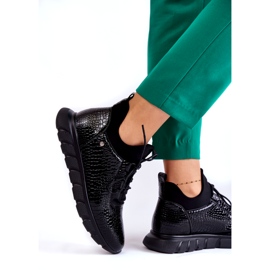 Vinceza Lätt Slip-on Sneakers dam Svart Soroco 4