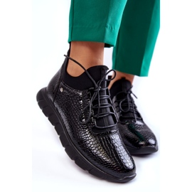 Vinceza Lätt Slip-on Sneakers dam Svart Soroco 3