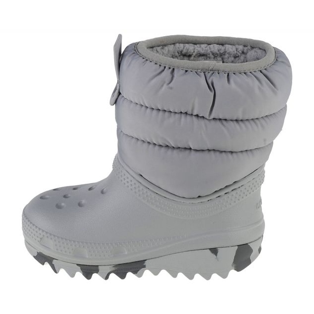 Crocs Classic Neo Puff Boot Toddler 207683-007 skor grå 1