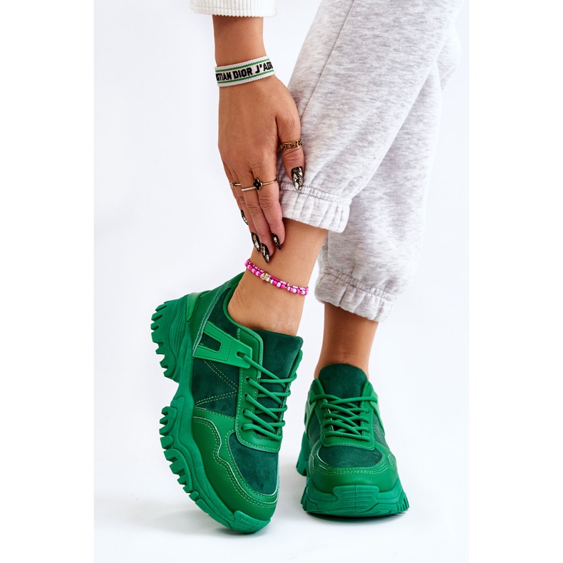 PG1 Fashionabla Sportskor Sneakers Grön Frezio 1