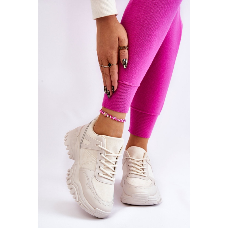 PG1 Fashionabla sportskor Sneakers Cream Frezio beige 1