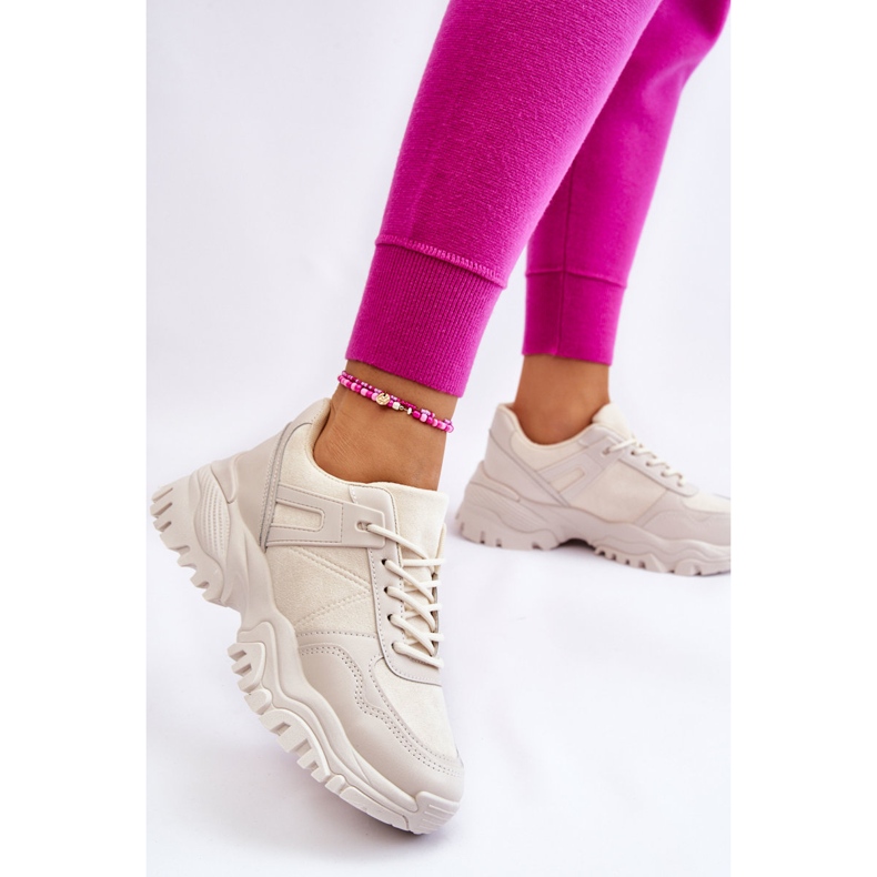 PG1 Fashionabla sportskor Sneakers Cream Frezio beige 2