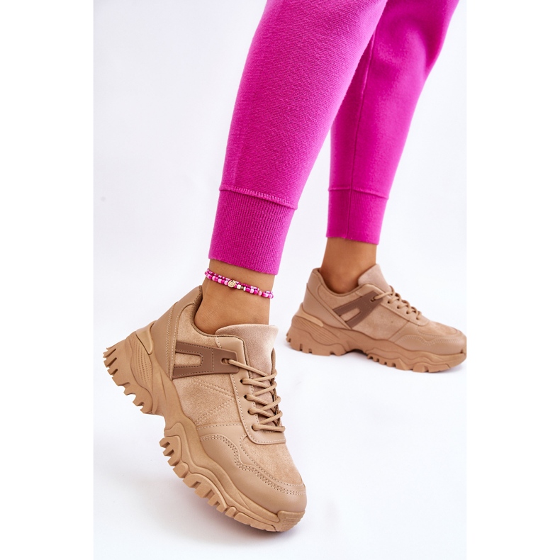 PG1 Fashionabla Sportskor Sneakers Beige Frezio 2