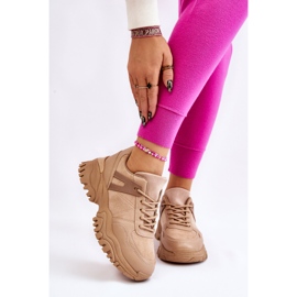 PG1 Fashionabla Sportskor Sneakers Beige Frezio 1