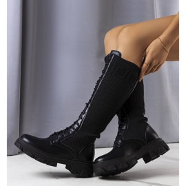 BM Svarta snörstövlar från Montis 1