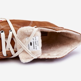 Höga sneakers för kvinnor Cross Jeans KK2R4043C Camel brun 1