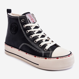 Höga sneakers för kvinnor Cross Jeans KK2R4042C Svart 1