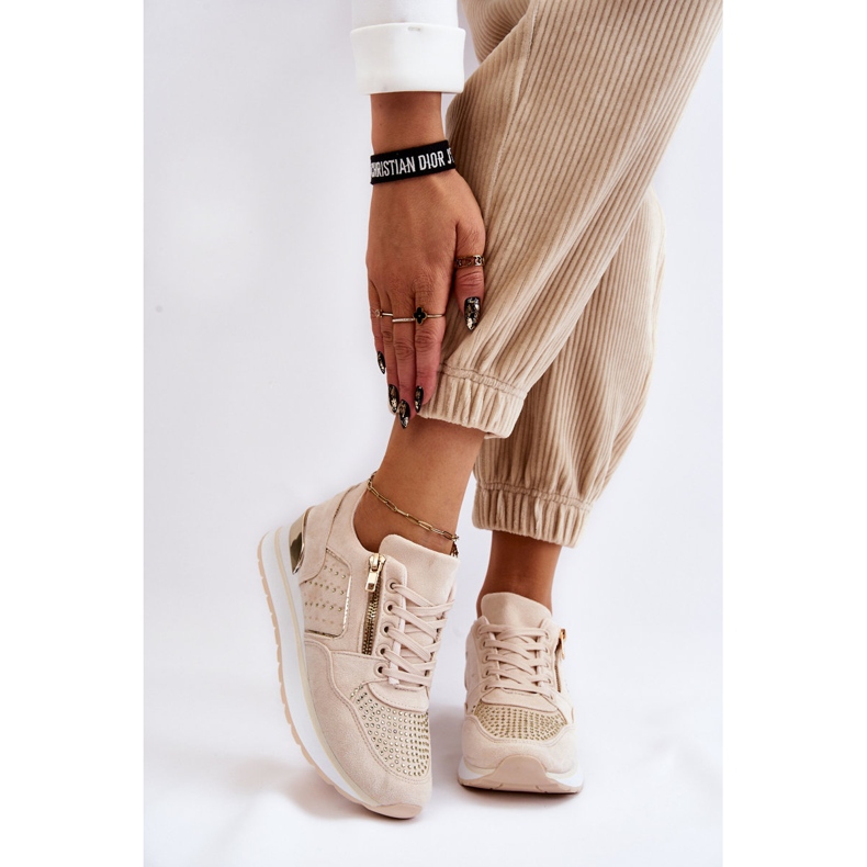 PG1 Sportskor för kvinnor med dekorativ dragkedja Adrea mångfärgad 1