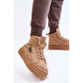 PM1 Högisolerade mocka Sneakers Beige Evren 2