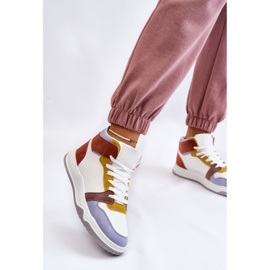 BM Höga sportskor för kvinnor Sneakers Multicolor Rumor vit purpur mångfärgad 2