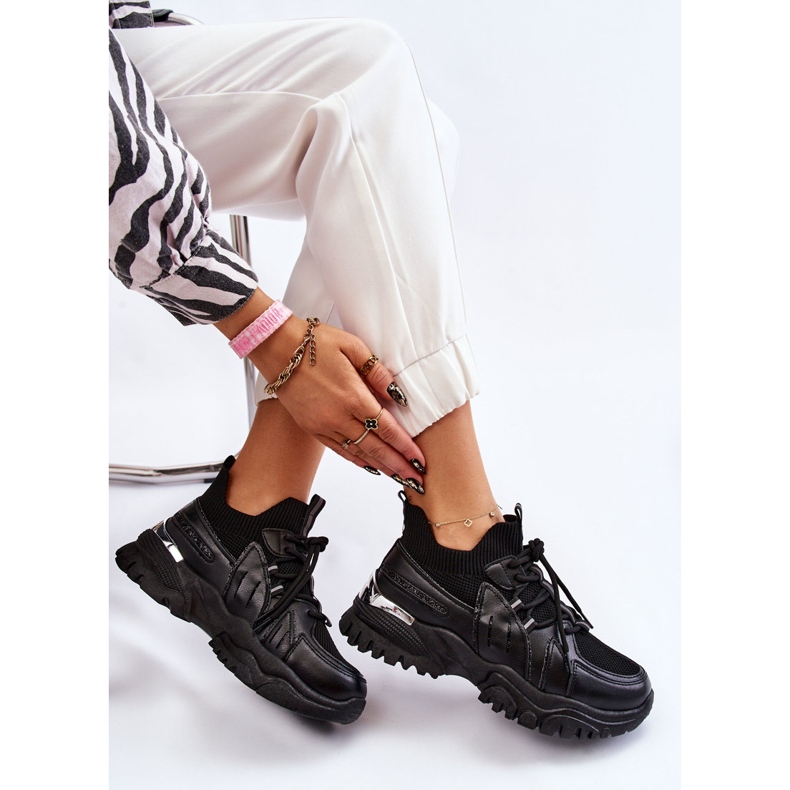 BM Damstrumpa Slip-On Sportskor Svart Berna 1