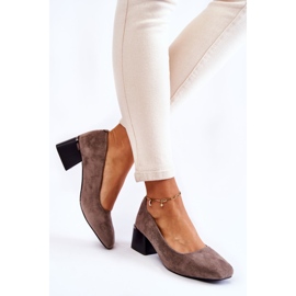 Mocka Pumps La.Fi 230034G-SU Grå mångfärgad 2