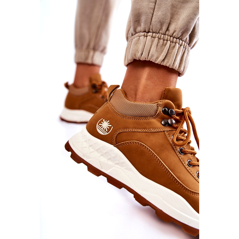 Kvinnors isolerade kamelvandringssko brun 3