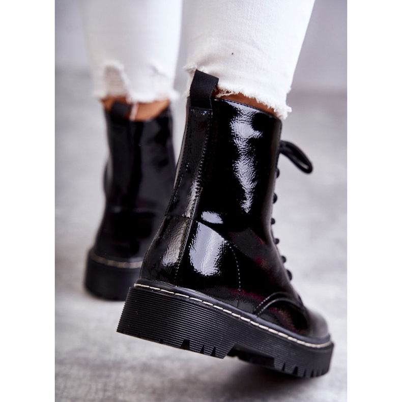 S.Barski Kängor för kvinnor Svart Kognito 4