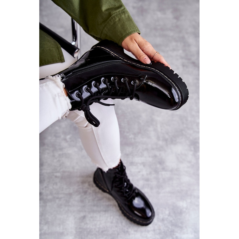 S.Barski Kängor för kvinnor Svart Kognito 5