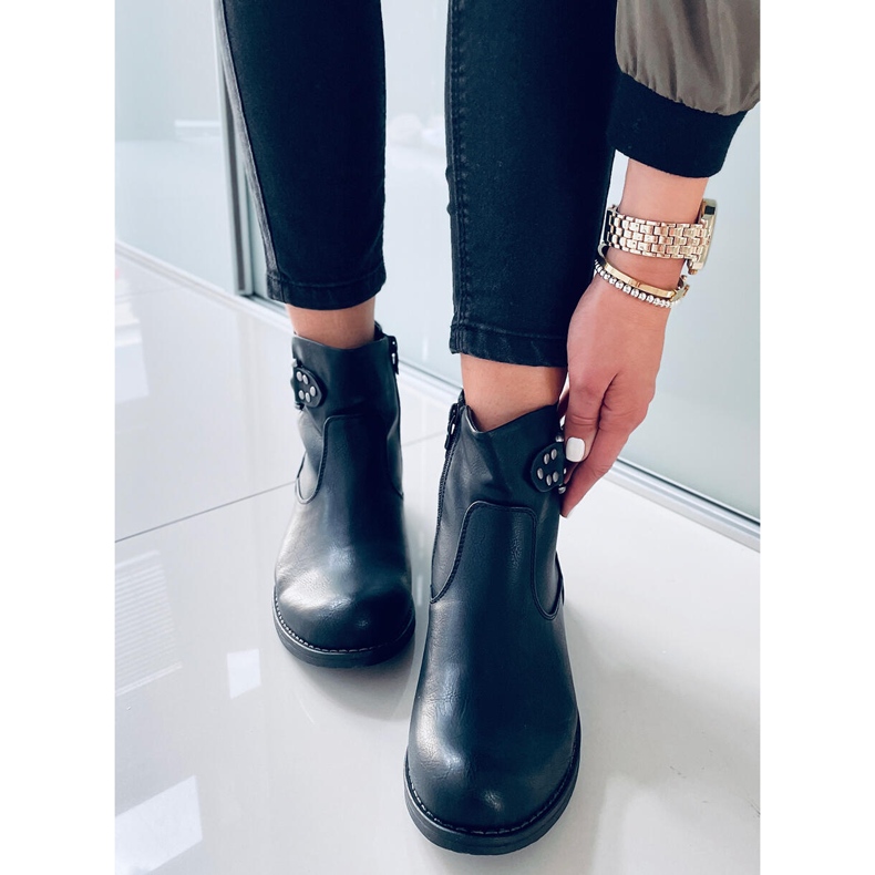 BM Dustin Black damstövlar svart 1