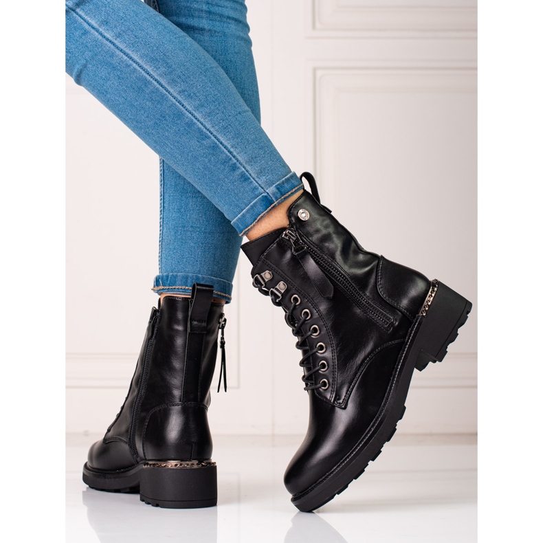 Shelovet snörade damväskor svarta 1