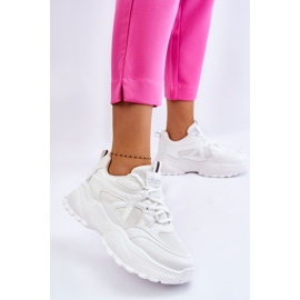 BM Klassiska Platform Sneakers Vit Larec 2