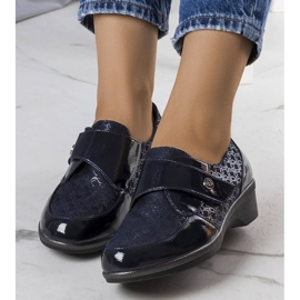 BM Drancy marinblå brogues 1