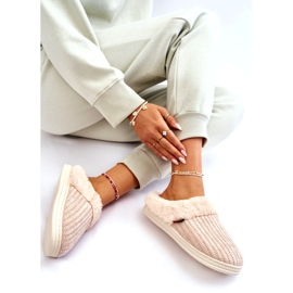 PA1 Damisolerade Slip-On Tofflor med päls Beige Leriss 5