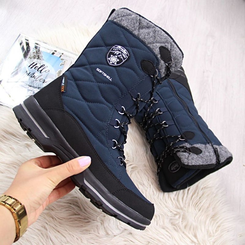 American Club vattentäta snöstövlar W AM516C blå 1