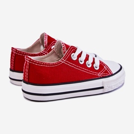 Barns röda Filemon Classic Sneakers 7