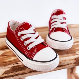 Barns röda Filemon Classic Sneakers 9
