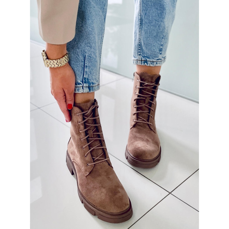 BM Turner Khaki snörningsarbetare brun 2