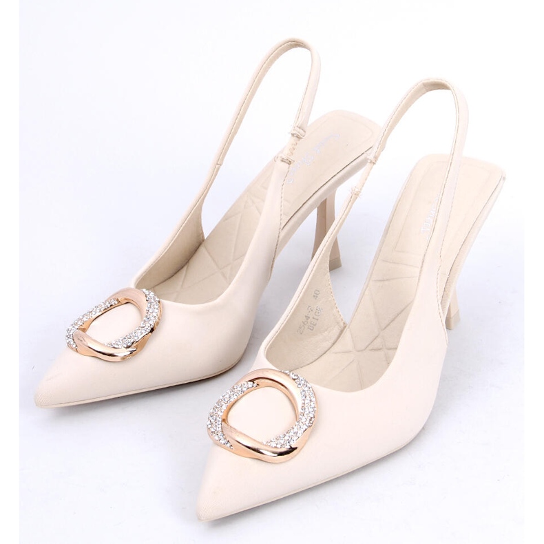 BM Öppen hälpumps från Constance Beige 2