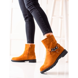 Weide Klassiska mocka arbetare orange 1