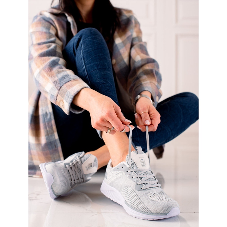 Evento Snörade sportskor grå 1