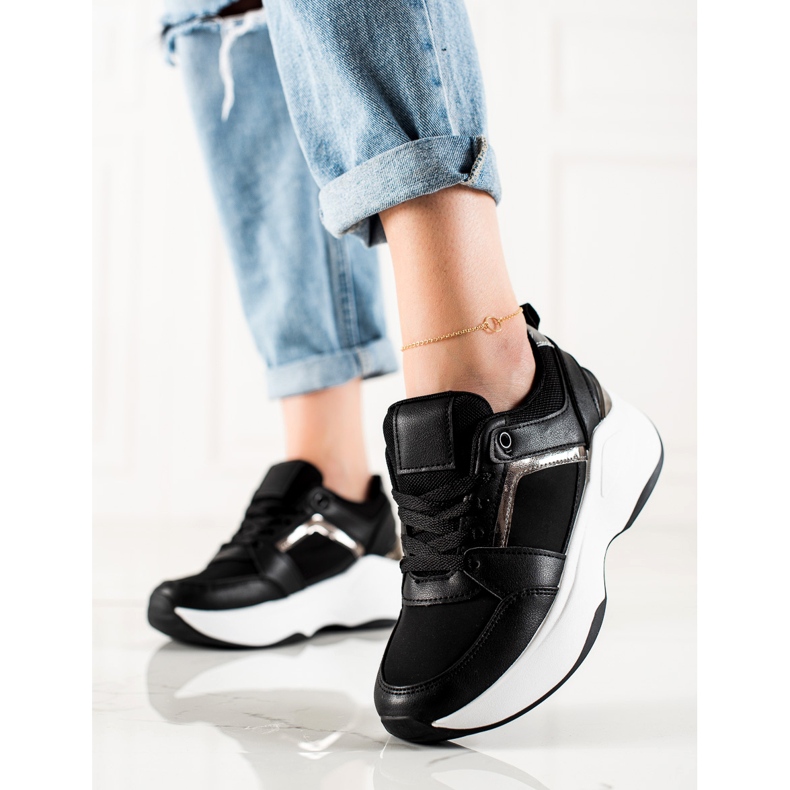 Diamantique Svarta sneakers 1