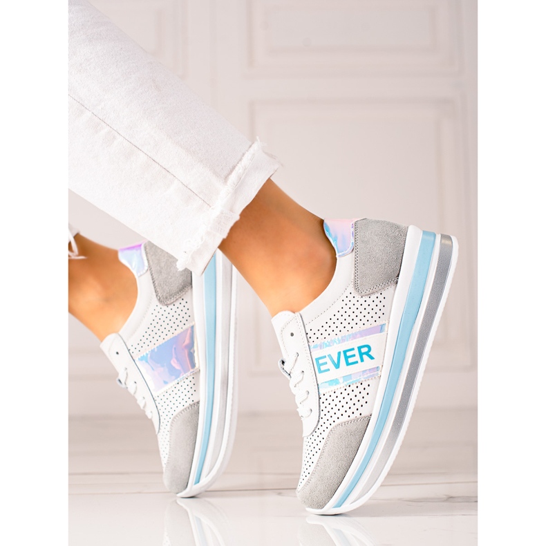 Filippo Ever Leather Sports Shoes vit 2