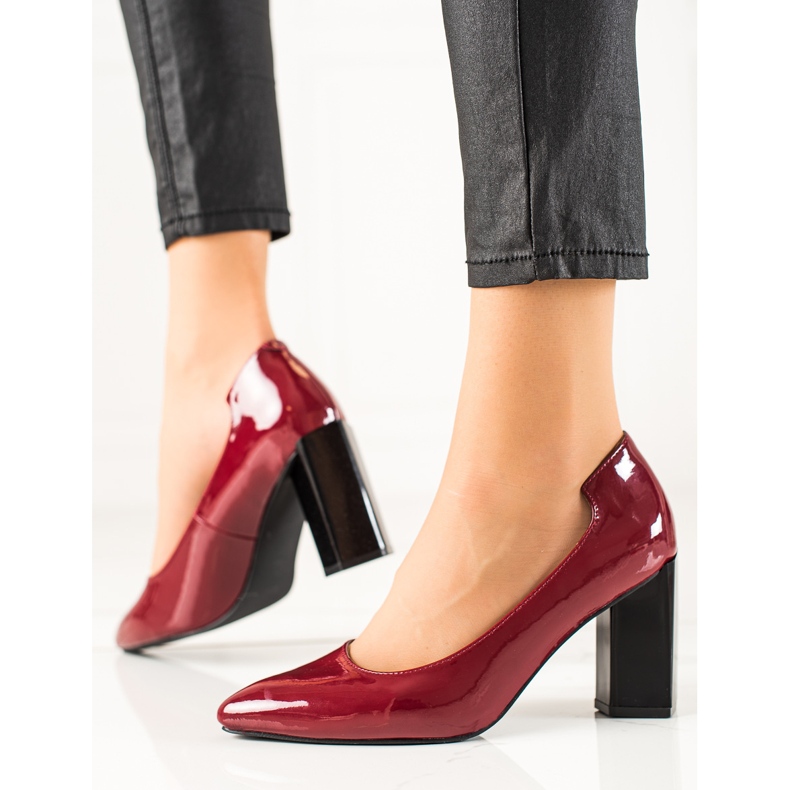 TRENDI Eleganta pumps röd 1
